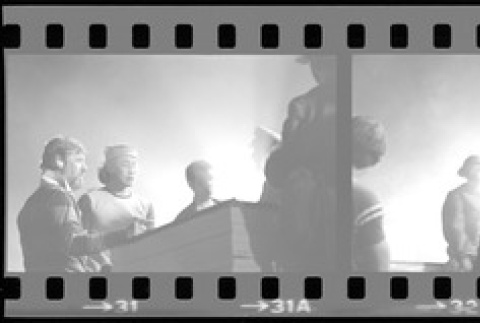 Negative film strip for Farewell to Manzanar scene stills (ddr-densho-317-195)