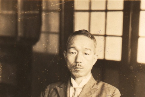 A man at his desk (ddr-njpa-4-2172)