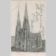 Postcard of St. Patrick's Cathedral in New York (ddr-densho-273-15)