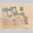 Crayon drawing of camp (ddr-densho-355-51)