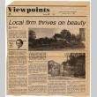 Article titled:  Local firm thrives on beauty (ddr-densho-377-3071)
