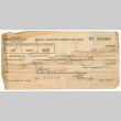 Deputy Collector's Receipt for Taxes (ddr-densho-474-68)