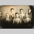 Five Japanese American men (ddr-densho-259-481)