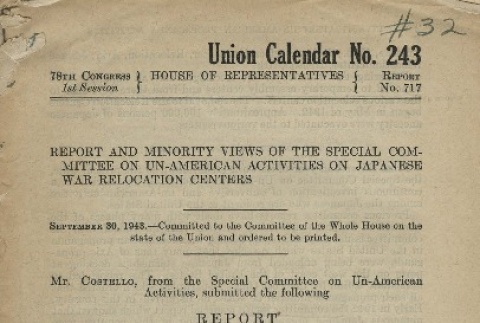 Report of the House Committee on Un-American Activities (ddr-densho-35-410)