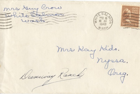 Letter from Ethel Crow to Kida family (ddr-one-3-59)
