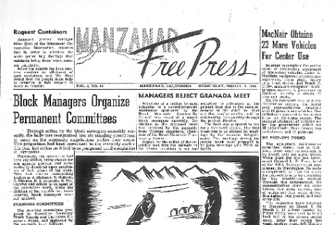 Manzanar Free Press Vol. 5 No. 22 (March 15, 1944) (ddr-densho-125-219)