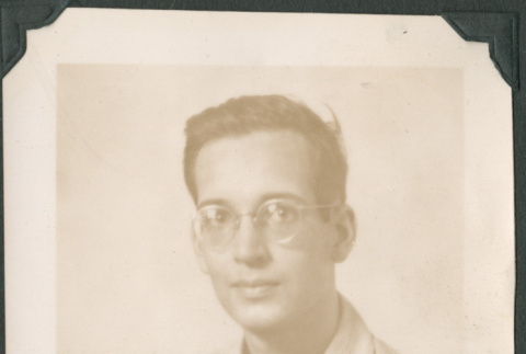 Portrait of Bill Cox, autographed on front (ddr-ajah-2-740)