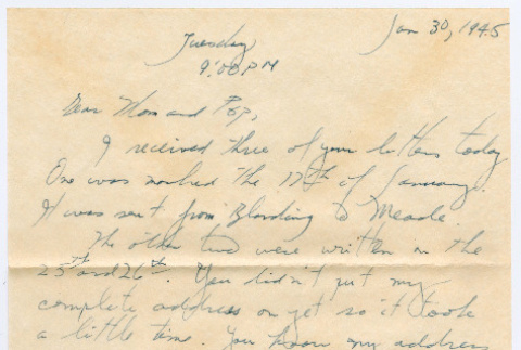 Letter from Tadashi Ishida to Mr. & Mrs. Y Ishida (ddr-densho-535-120)
