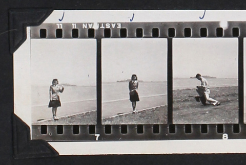 Film strip proof of man and woman (ddr-densho-404-200)