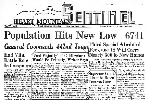 Heart Mountain Sentinel Vol. IV No. 24 (June 9, 1945) (ddr-densho-97-236)