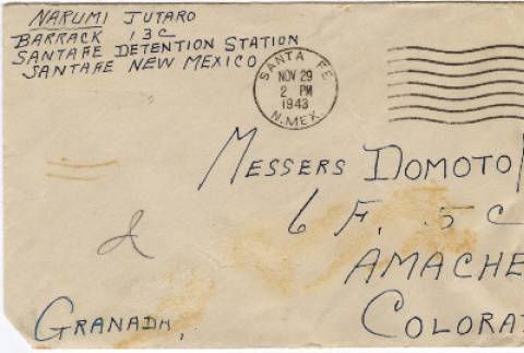 Letter and envelope (ddr-densho-329-640-mezzanine-0372cefbf4)