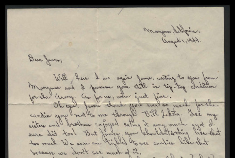 Letter from Leo Uchida to Mr. James Waegell, August 1, 1944 (ddr-csujad-55-2330)