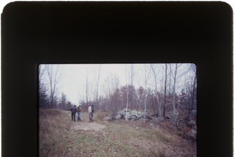 Men at a site with boulders (ddr-densho-377-867)