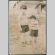 Two boys, one turned away from the camera (ddr-densho-523-103)
