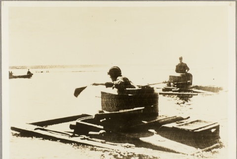 Soviet soldiers in amphibious tanks (ddr-njpa-13-442)