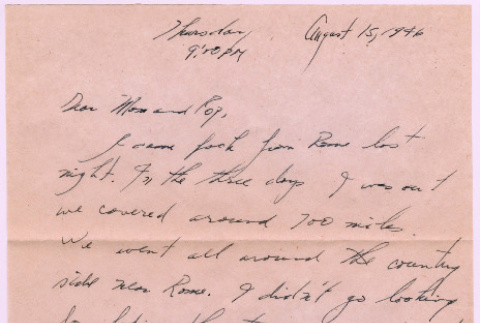 Letter from Tadashi Ishida to Mr. & Mrs. Y Ishida (ddr-densho-535-389)
