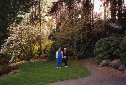Tom and Amy Kubota in the Garden (ddr-densho-354-409)