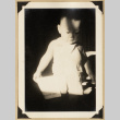 Baby Kunikazue in a sunbeam (ddr-densho-542-568)
