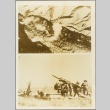 Photos of an aerial landscape, and Italian soldiers training with an anti-aircraft gun (ddr-njpa-13-670)