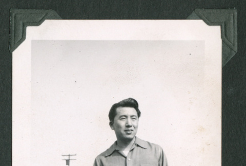 Man standing outside (ddr-densho-471-110)