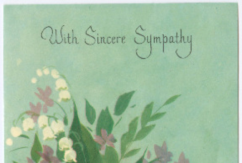 Sympathy card from Jadin Wong to Mary Mon Toy (ddr-densho-488-35)
