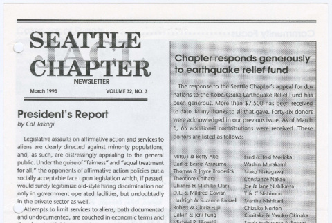 Seattle Chapter, JACL Reporter, Vol. 32, No. 3, March 1995 (ddr-sjacl-1-547)