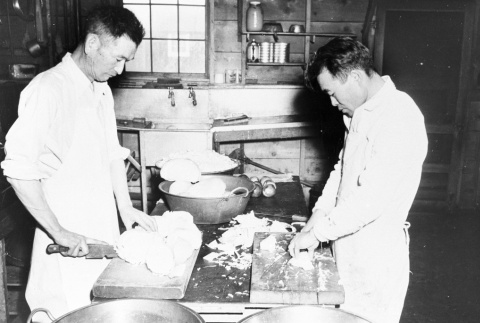 Japanese Americans cooking (ddr-densho-37-105)