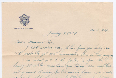 Letter from Tadashi Ishida to Mr. & Mrs. Y Ishida (ddr-densho-535-68)