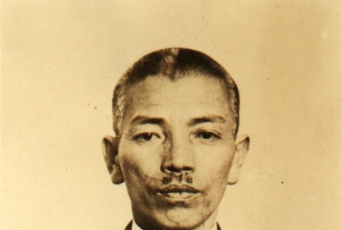 Portrait of Jinsaku Mizukubo, a Miyazaki politician (ddr-njpa-4-734)