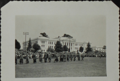 Scene at a high school graduation (ddr-densho-321-1322)