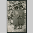 2 girls standing in the snow (ddr-densho-378-685)