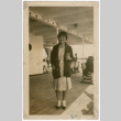 Photo of Gloria Kusano Kubota on board ship (ddr-densho-122-628)
