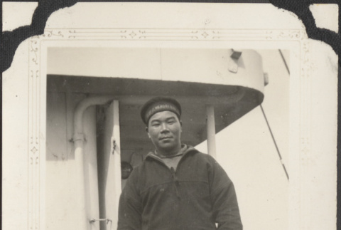 Sakichi Sayama, a sailor on the Hikawa Maru (ddr-densho-432-163)