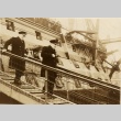 Winston Churchill disembarking from a ship (ddr-njpa-1-87)