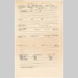 Washington Township JACL survey and family record for Tamura family (ddr-densho-491-153)