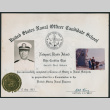 United States Naval Officer Candidate School Certificate (ddr-densho-523-369)