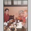 Agnes and Chester Sakura with another woman drinking (ddr-densho-523-648)