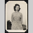 Woman in a print dress (ddr-densho-542-757)