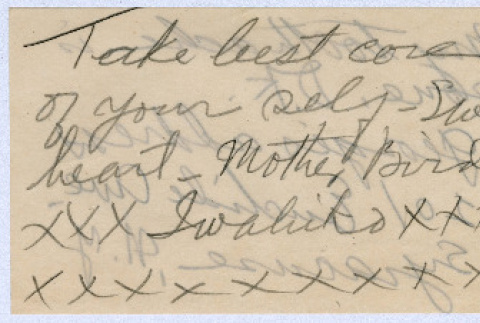 Note from Thomas Rockrise to Agnes Rockrise (ddr-densho-335-215)