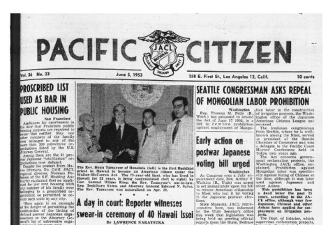 The Pacific Citizen, Vol. 36 No. 23 (June 5, 1953) (ddr-pc-25-23)