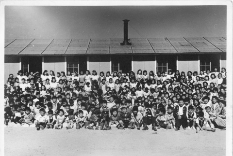 Camp Sunday school students (ddr-densho-157-110)