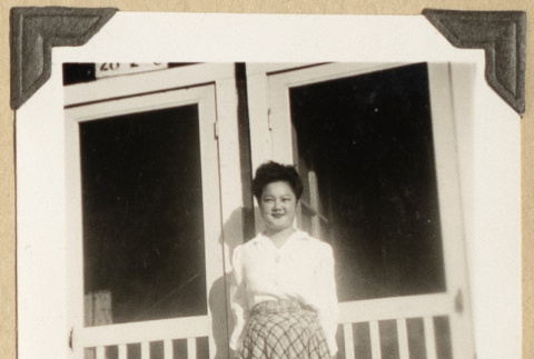 Lillian Uyeda at Rohwer (ddr-densho-542-435)