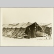 Italian soldiers outside a tent at a military camp (ddr-njpa-13-683)