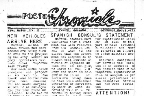 Poston Chronicle Vol. XVIII No. 2 (March 4, 1944) (ddr-densho-145-479)
