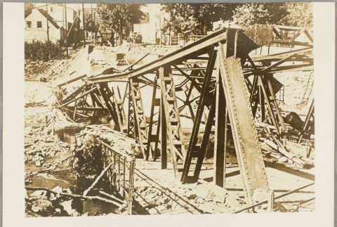 A bridge damaged in a bombing attack (ddr-njpa-13-1062)