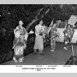 Three women and one man at Obon Festival (ddr-ajah-3-265)