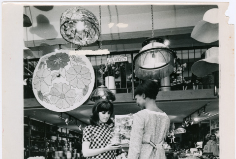Photo of women in Takahashi retail shop (ddr-densho-424-1101)