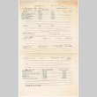 Washington Township JACL property survey, JACL Certificate of Identification, JACL Oath of Allegiance and family record for Toda family (ddr-densho-491-157)