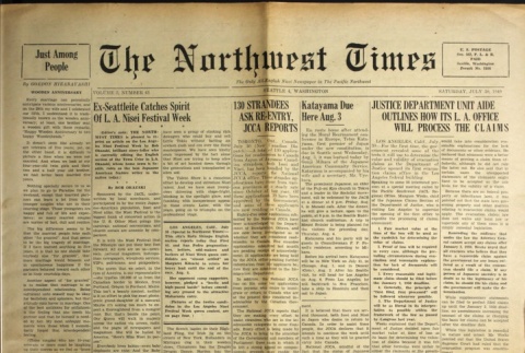 The Northwest Times Vol. 3 No. 61 (July 30, 1949) (ddr-densho-229-228)