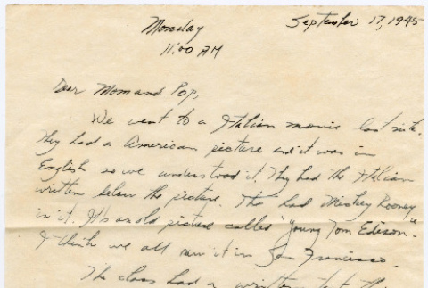 Letter from Tadashi Ishida to Mr. & Mrs. Y Ishida (ddr-densho-535-256)